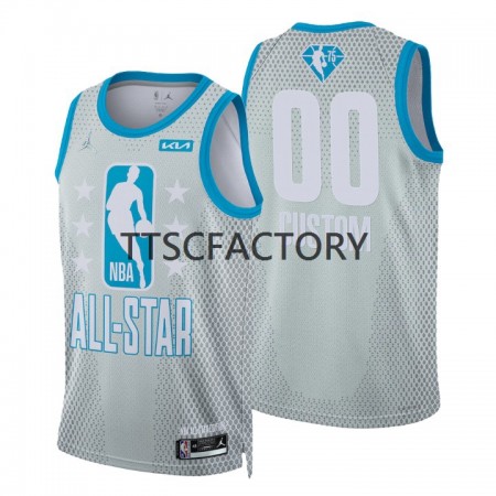 Maillot Basket Homme Cleveland Cavaliers Personnalisé 2022 All-Star Jordan Brand Gray Swingman